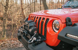 Carnivore Winch Mounting Plate for 18-26 Jeep Wrangler JL & Gladiator JT with Factory Steel Bumper