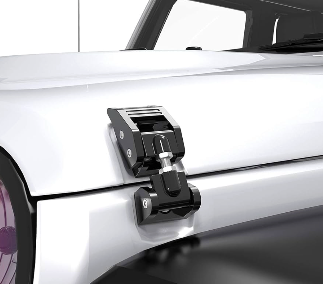 JK/JKU/JL/JLU/JTU Hood Latches Adjustable