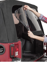 QuadraTop Premium Twill Replacement Top with Tinted Windows for 07-12 Jeep Wrangler JK 2-Door