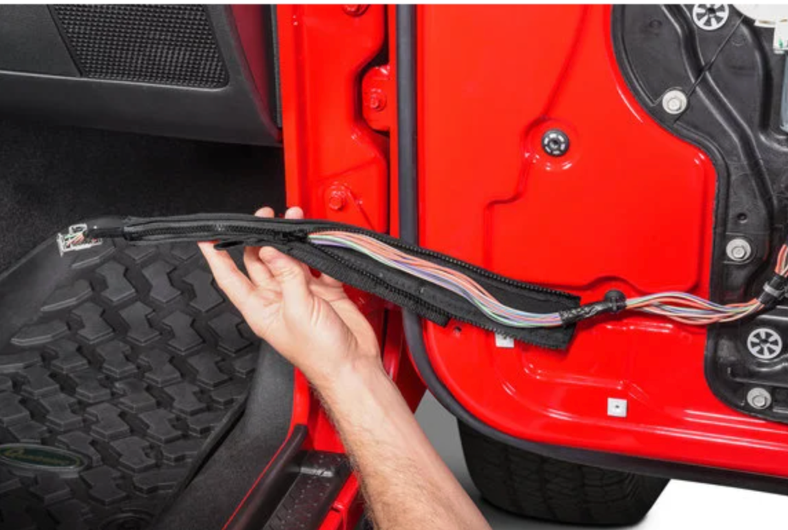 Quadratec Adjustable Replacement Door Check Straps for 07-18 Jeep Wrangler JK