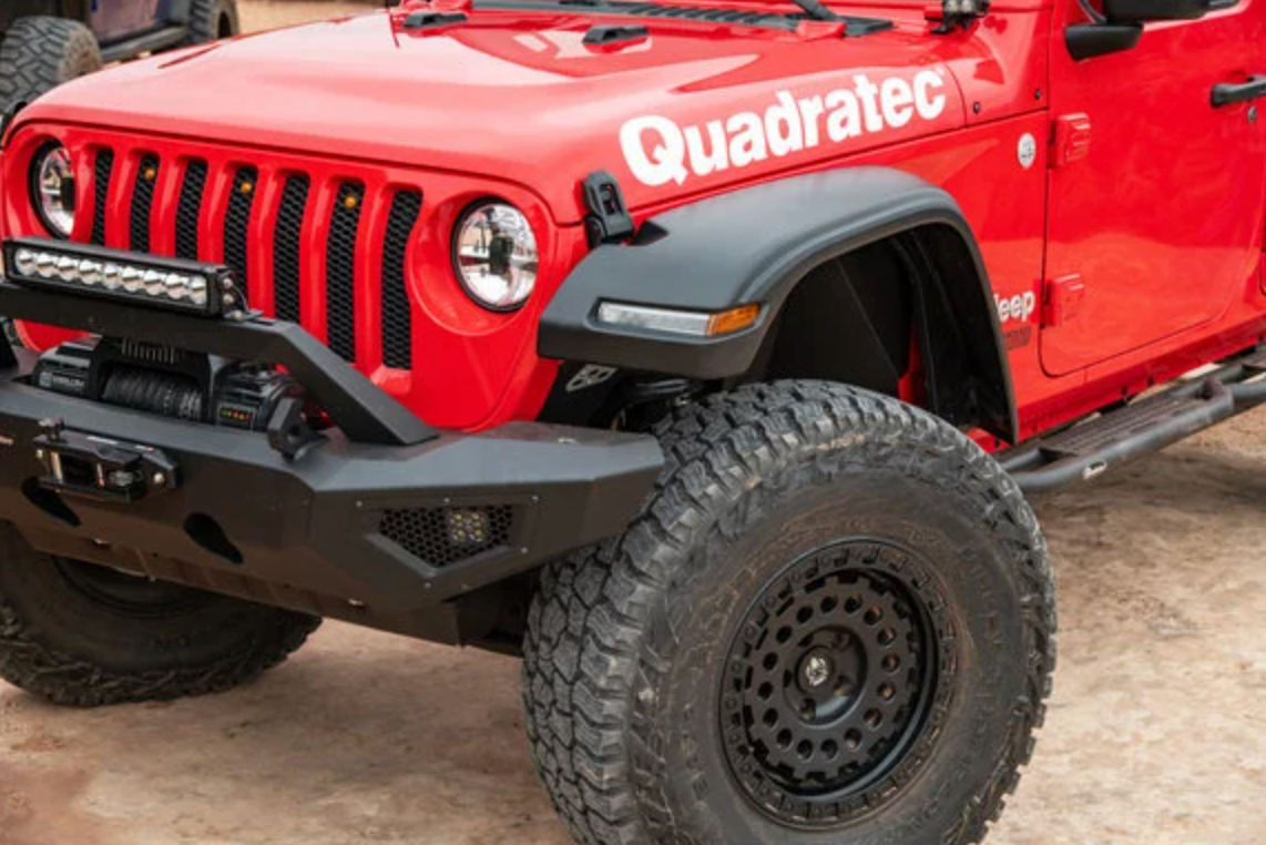 Quadratec 12510 5230 Baja HD Fender Flares for 18-26 Jeep Wrangler JL