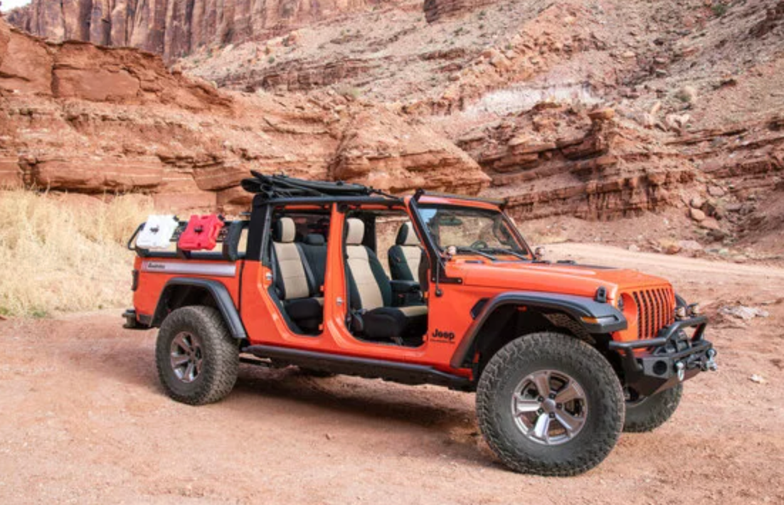 Quadratec Baja HD Fender Flares for 20-26 Jeep Gladiator JT