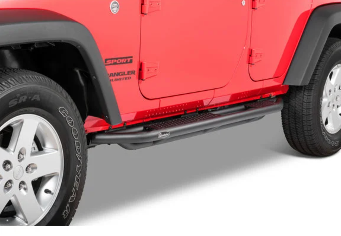 Quadratec QRC Side Armor with Step for 07-18 Jeep Wrangler Unlimited JK