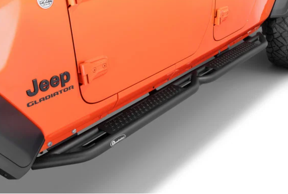 Quadratec QRC Side Armor with Step for 20-26 Jeep Gladiator JT