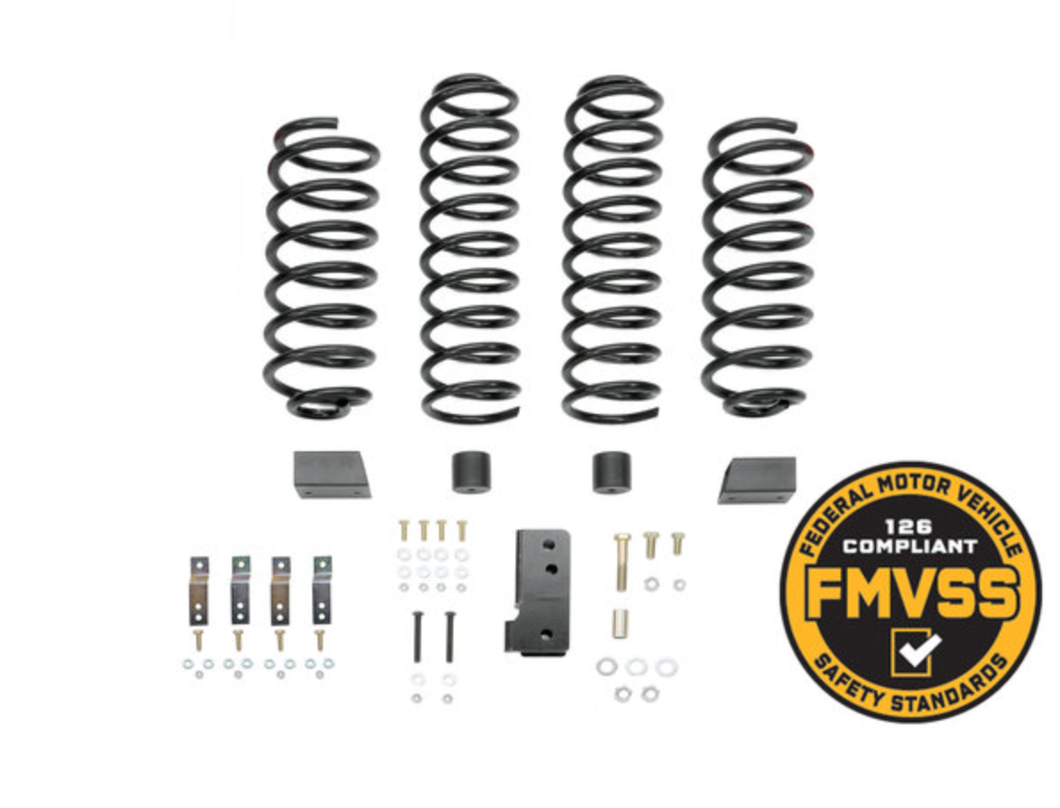 Quadratec Maximum Duty 2.5" Coil Spring Suspension Lift Kit  for 07-18 Jeep Wrangler JK Unlimited 4-Door