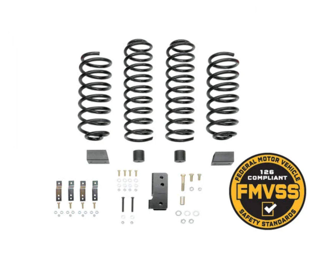 Quadratec Maximum Duty 2.5" Coil Spring Suspension Lift Kit  for 07-18 Jeep Wrangler JK 2-Door