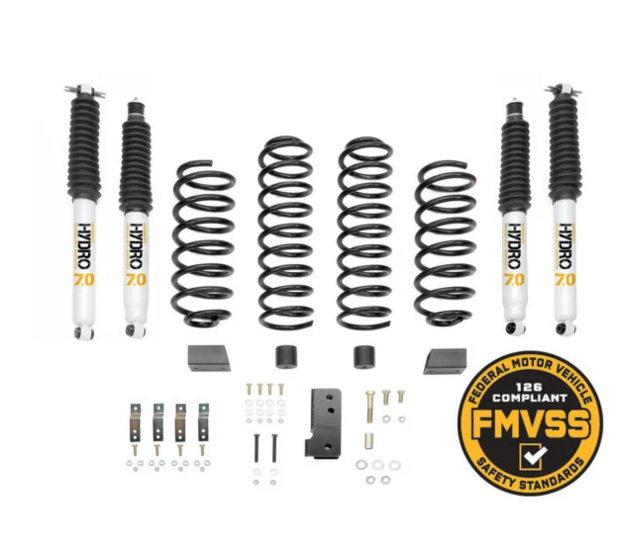 Quadratec Maximum Duty 2.5" Coil Spring Suspension Lift Kit  for 07-18 Jeep Wrangler JK 2-Door