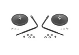 Quadratec Adventure Mirrors - Round Head for 76-26 Jeep Wrangler JL, JK, TJ, YJ, CJ & Gladiator JT