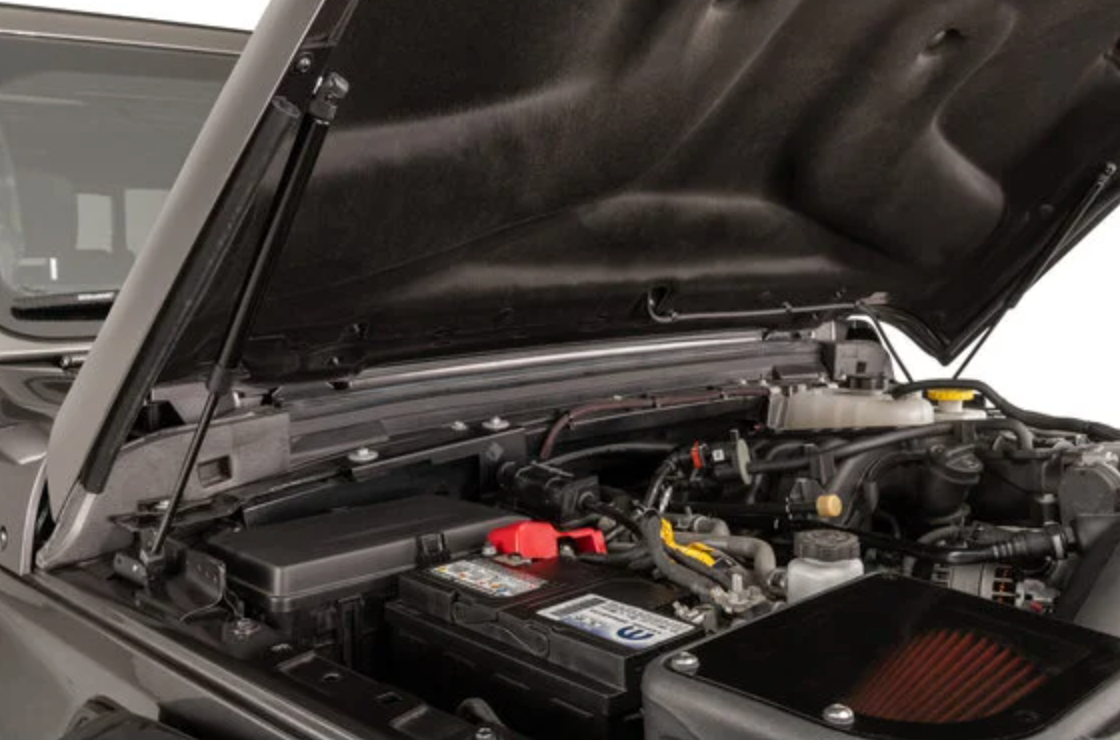 Quadratec Hood Lift Strut Kit for 18-26 Jeep Wrangler JL & Gladiator JT