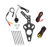 Quadratec Spare Tire Mount Backup Camera for 07-18 Jeep Wrangler JK with Aftermarket Stereo