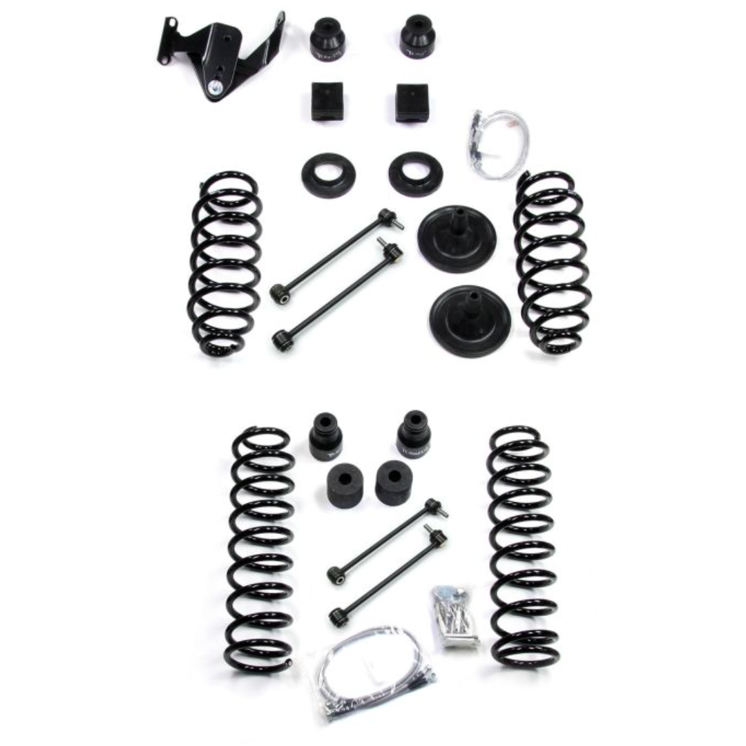 JK 2dr: 4" Coil Spring Base Lift Kit - No Shocks