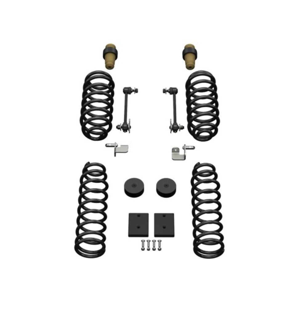 JK 4dr: 1.5" Sport ST1 Spring Lift System - No Shocks