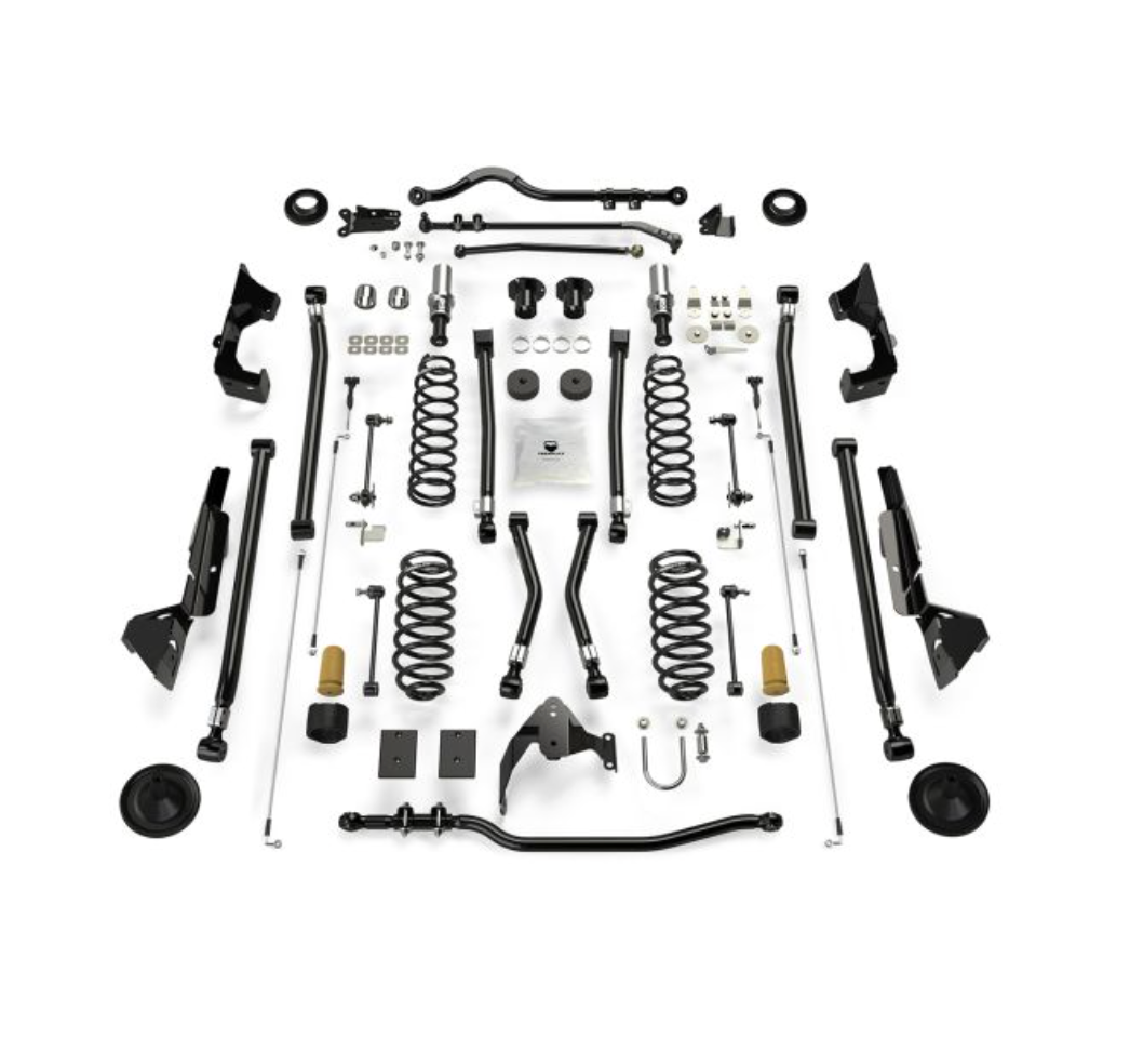 JK 2dr: 6" Alpine CT6 Long Arm Suspension System - No Shocks
