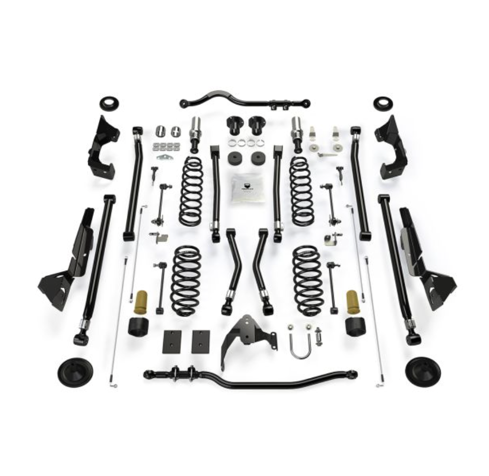 JK 2dr: 4" Alpine CT4 Long Arm Suspension System - No Shocks