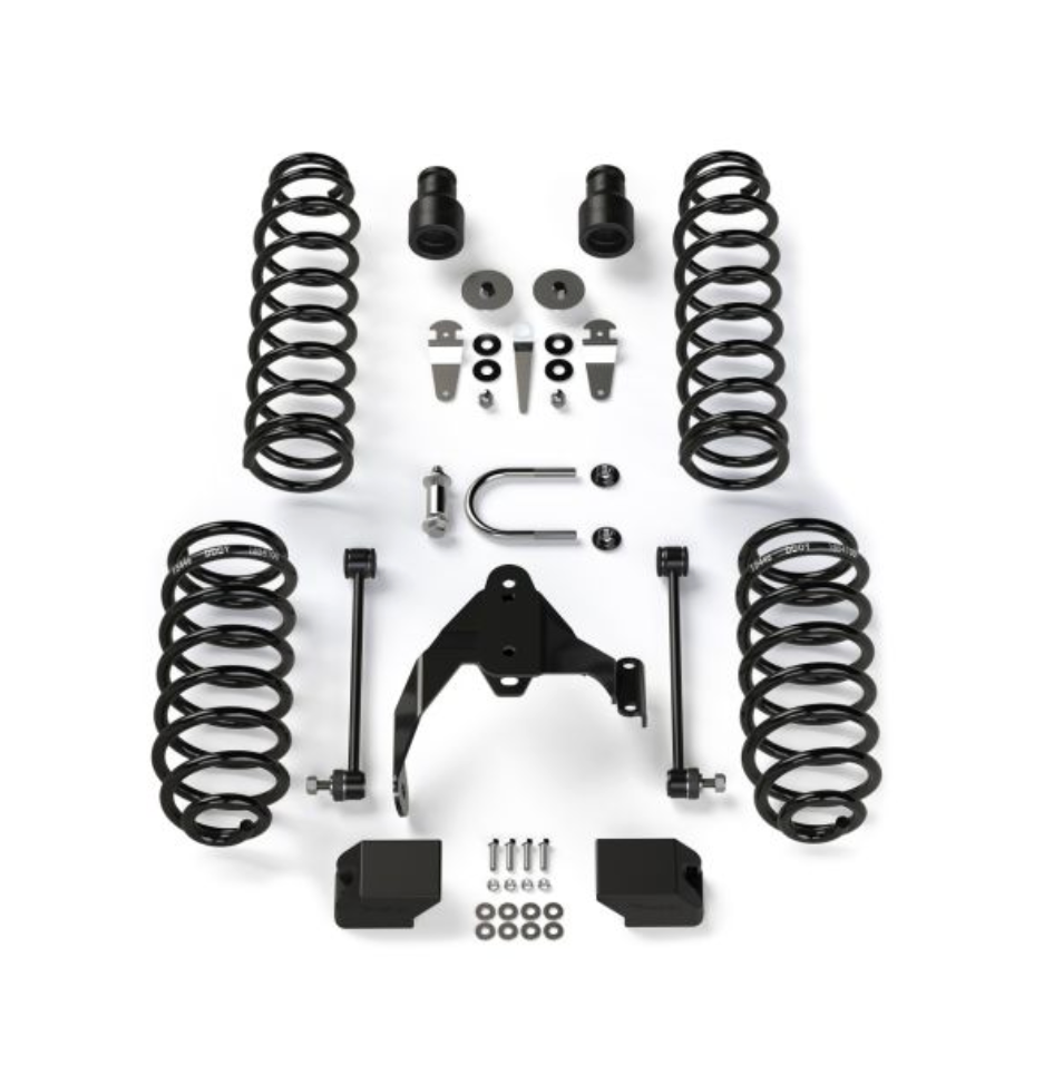 JK 4dr: 2.5" Coil Spring Base Lift Kit - No Shocks Or Shock Extensions