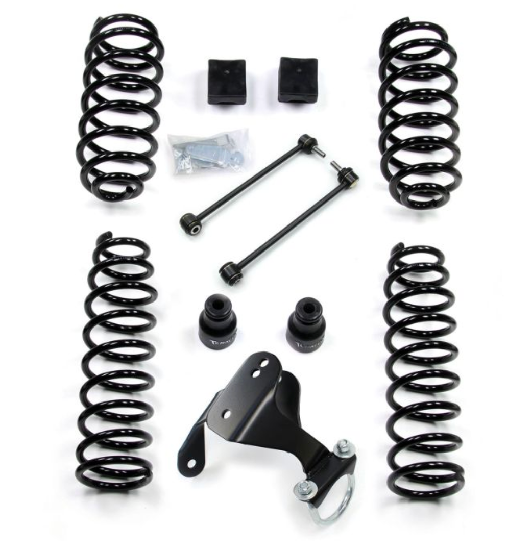 JK 2dr: 2.5" Coil Spring Base Lift Kit - No Shocks Or Shock Extensions