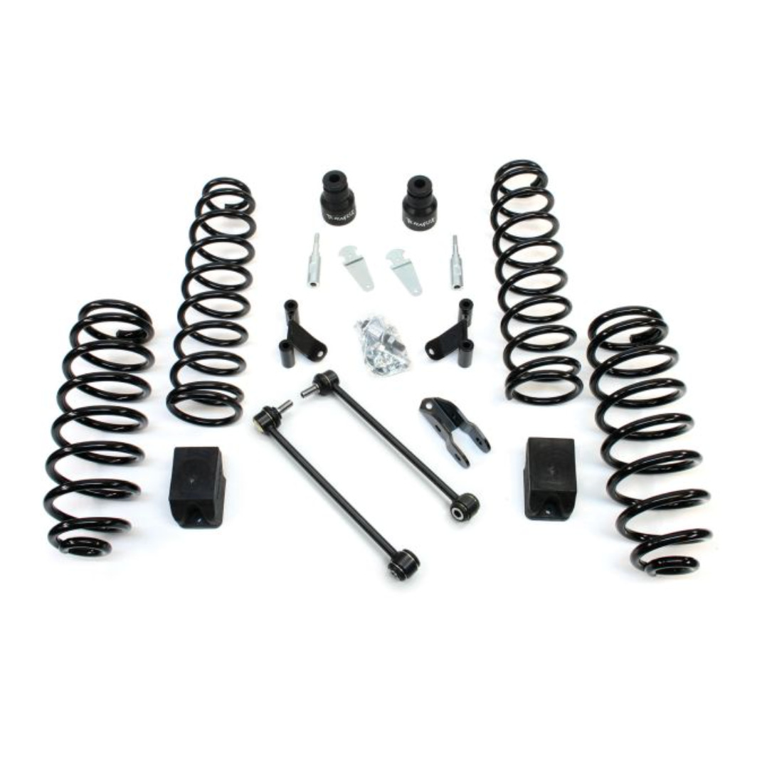 JK 2dr: 2.5" Coil Spring Base Lift Kit & Shock Extensions