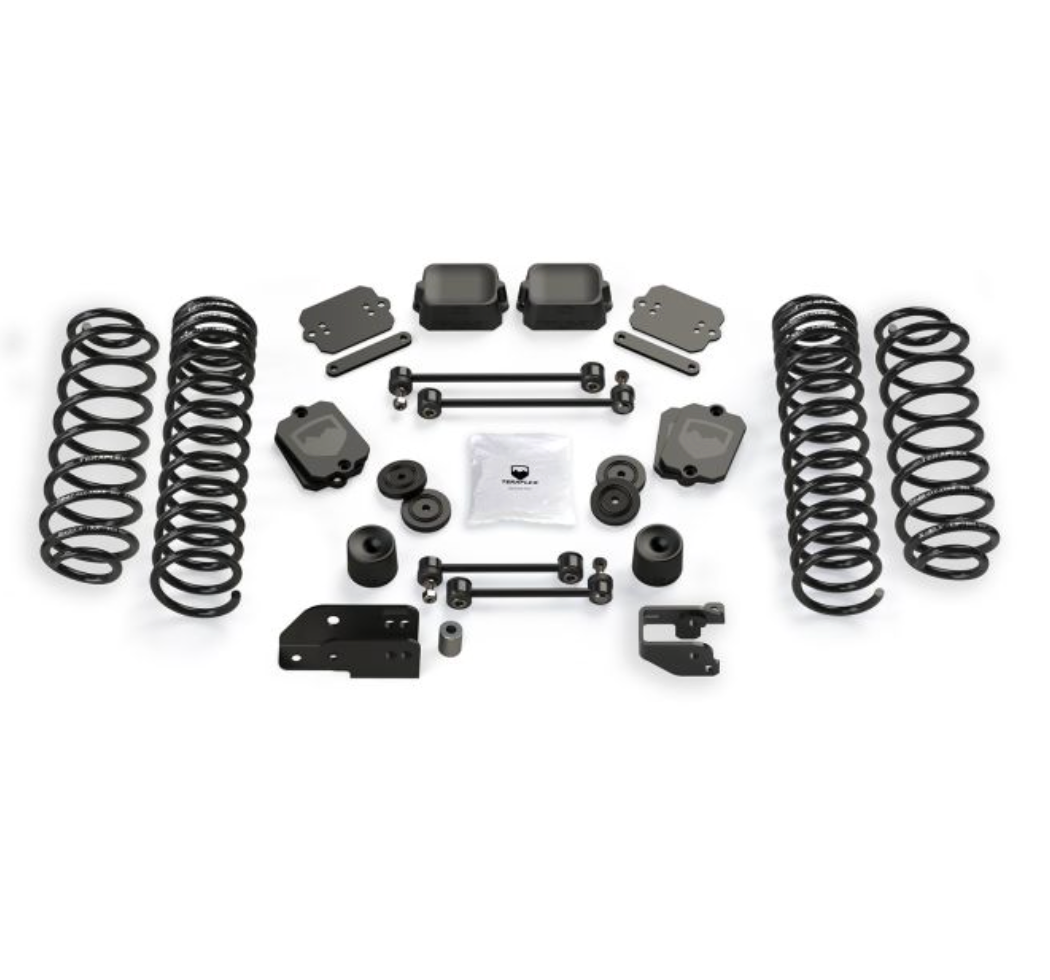 JL 4dr: 3.5" Coil Spring Base Lift Kit - No Shocks 3.6L/2.0L