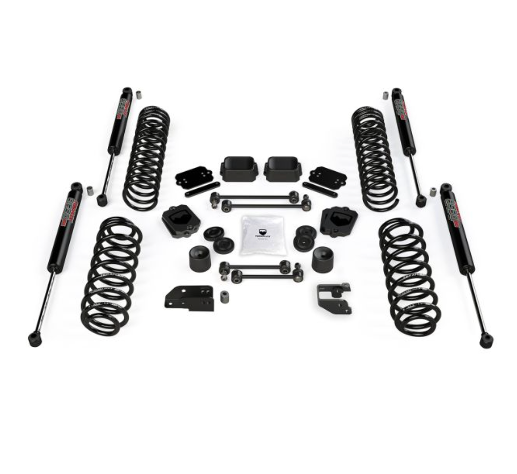 JL 2dr: 3.5" Coil Spring Base Lift Kit & 9550 VSS Twin-Tube Shocks