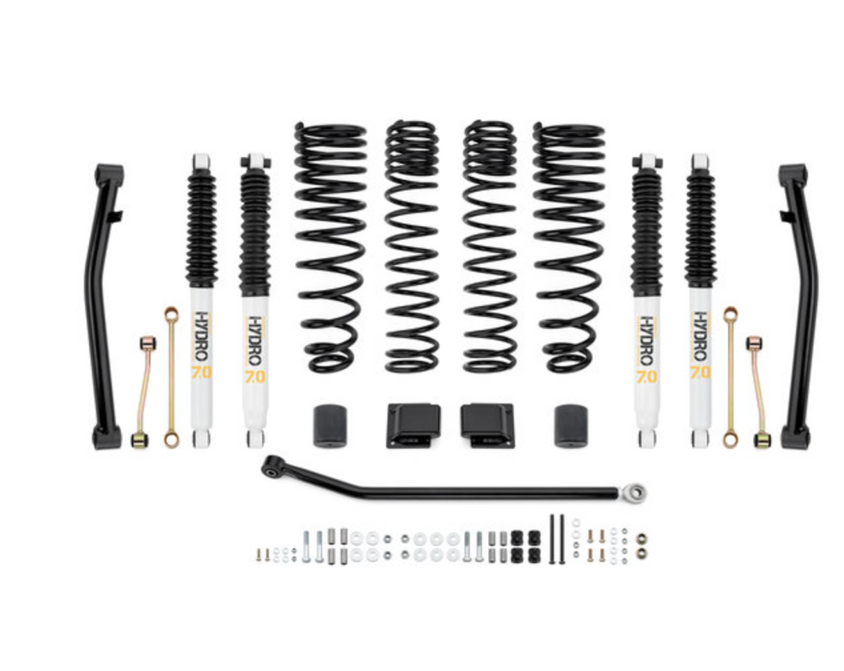 Quadratec Maximum Duty 3.5" Coil Spring Suspension Lift Kit for 20-26 Jeep Gladiator JT Rubicon