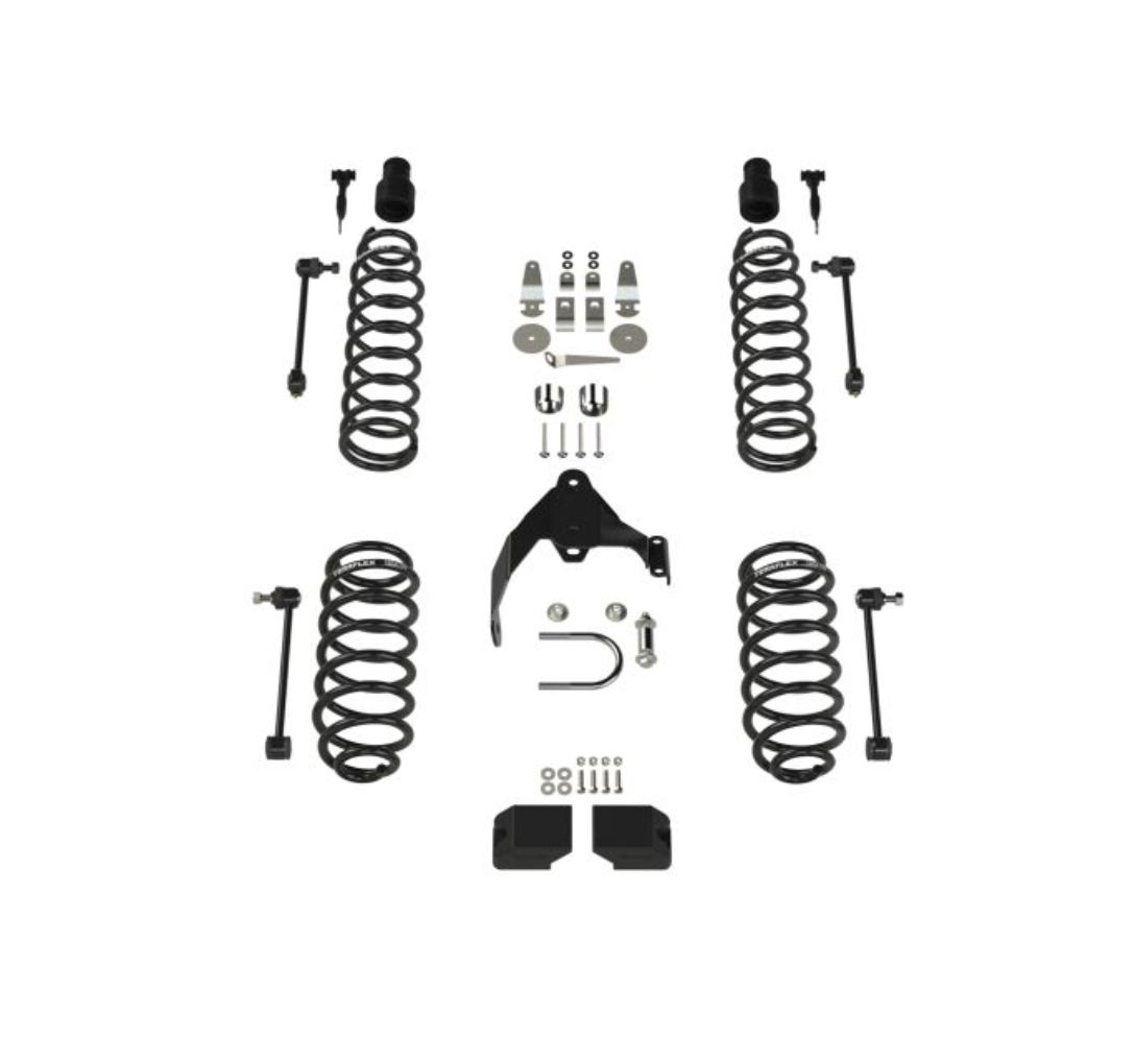 JK 2dr: 3" Coil Spring Base Lift Kit - No Shocks