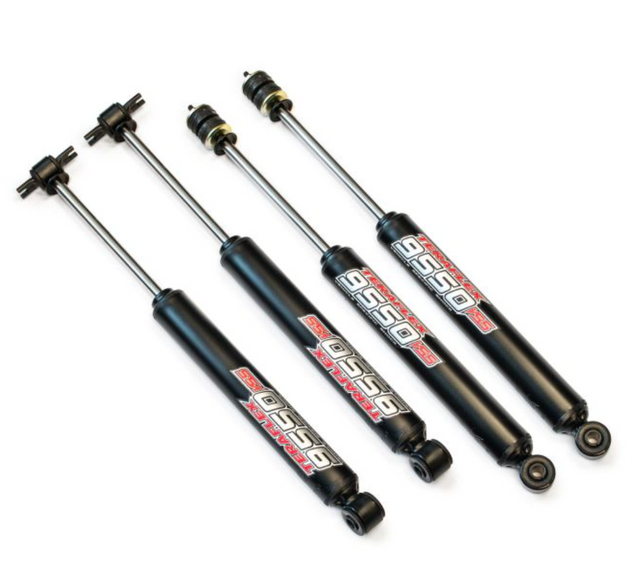 TeraFlex 9550 VSS Twin-Tube Shock Kit for Jeep Wrangler JK and JKU with 3 to 4 inch lift suspension systems