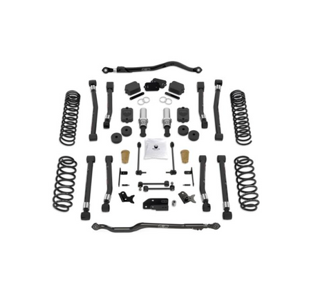 TeraFlex 2.5 inch Alpine RT2 Outback Overland short arm suspension system for Jeep Wrangler JL Unlimited 4-door 3.6L and 2.0L without shocks