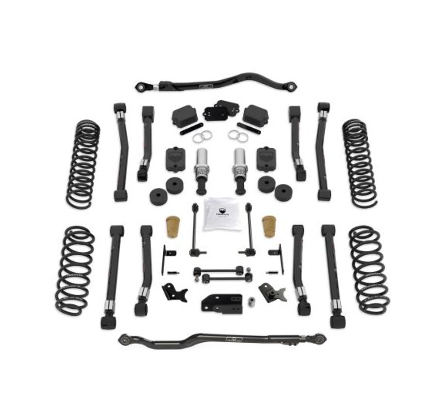 TeraFlex 3.5 inch Alpine RT3 Outback Overland Short Arm Suspension System for Jeep Wrangler JL Unlimited without shocks