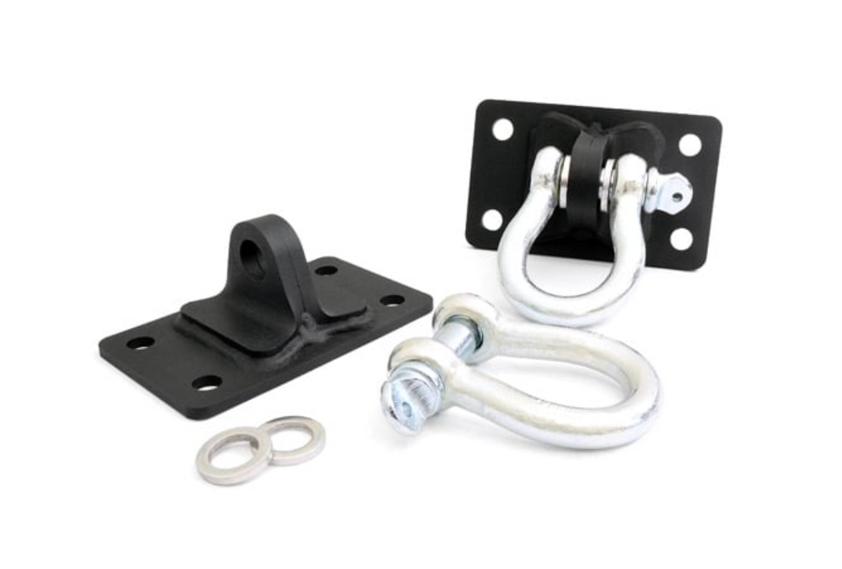 D Ring Shackles and Mounts Stubby Winch Bumpers | Jeep Wrangler JK/Wrangler Unlimited (07-18)