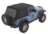 Bestop Trektop NX Glide Black Twill Soft Top for Jeep Wrangler JK 2-Door