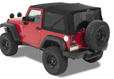 Bestop Supertop NX Black Twill Soft Top for Jeep Wrangler JK 2-Door