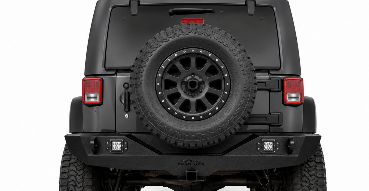 JK/JKU Rear Bumper with cube reverse lights