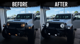 Trail Ops RGB 9-Inch LED Headlight & Fog Light Combo Kit | Jeep Wrangler JL/JLU & Gladiator JT