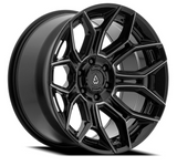 Arena Viper 20x9  0mm Gloss Black And Milled