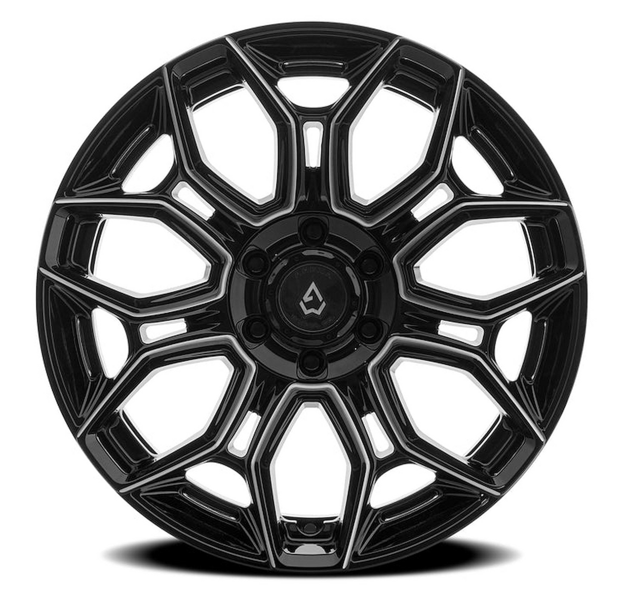 Arena Viper 20x9  0mm Gloss Black And Milled