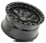 Arena Jackal 20x9 0mm Satin Black Center Glossy Black Lip