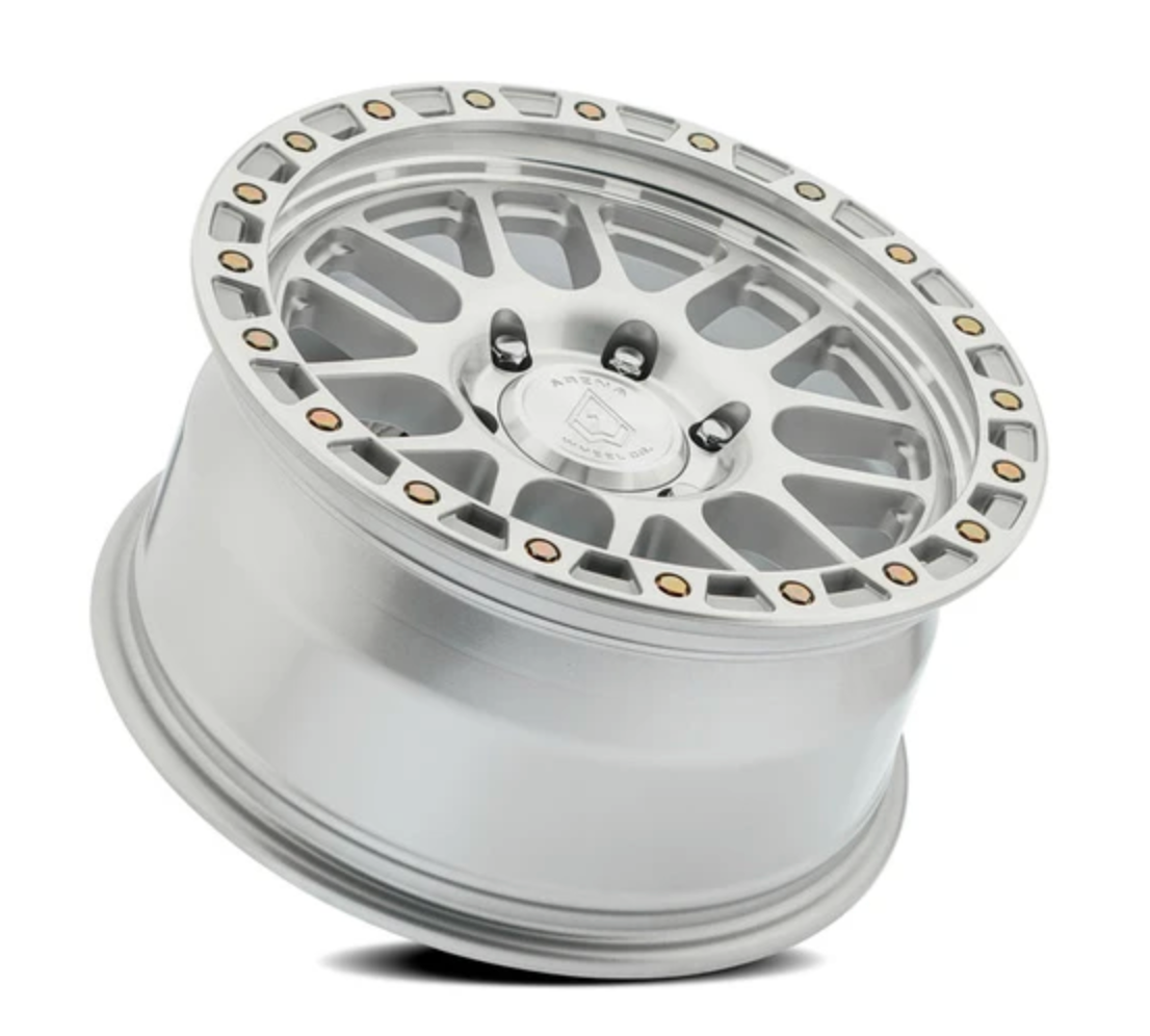 Arena Boost 17x9 0mm Gloss Silver Machined