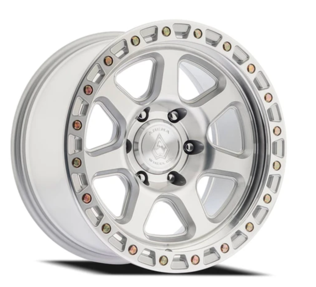 Arena Throttle 18x9 0mm Gloss Silver Machined