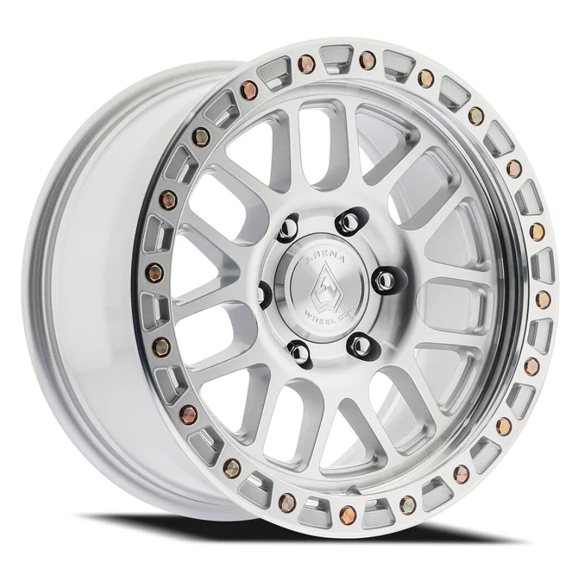 Arena Boost 18x9 0mm Gloss Silver Machined