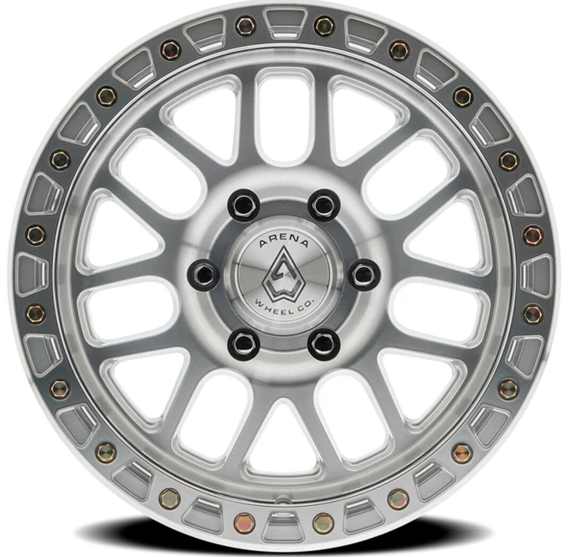 Arena Boost 18x9 0mm Gloss Silver Machined