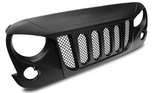 Trail Ops Venom Front Grille - Matte Black (2007-2018 Jeep Wrangler JK/JKU)