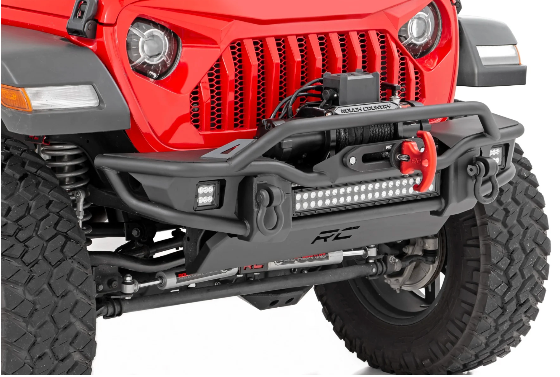 Front Winch Bumper Tubular | Skid Plate | Jeep Gladiator JT/Wrangler JK & JL/Wrangler Unlimited