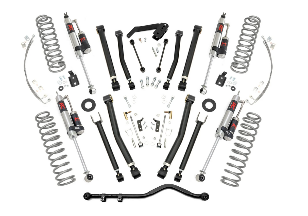 Rough Country 4 Inch Lift Kit | X-Series | Jeep Wrangler Unlimited 2WD/4WD (2007-2018)