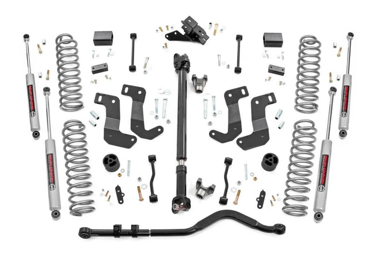 Rough Country 3.5 Inch Lift Kit | C/A Drop | Front D/S | Jeep Wrangler JL 4WD (24-26)