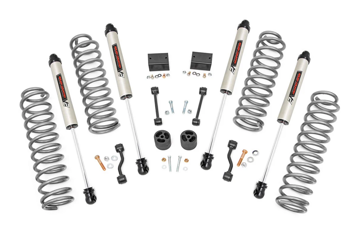 Rough Country 2.5 Inch Lift Kit | Coils | Jeep Wrangler Unlimited Rubicon 4WD (2018-2023)