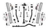 Rough Country 3.5 Inch Lift Kit | Adj Lower | FR D/S | Jeep Wrangler Unlimited 4WD (18-23)