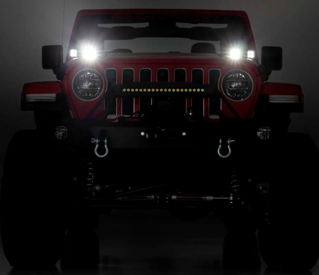 LED Ditch Light Kit Jeep Gladiator JT/Wrangler JL (18-26)