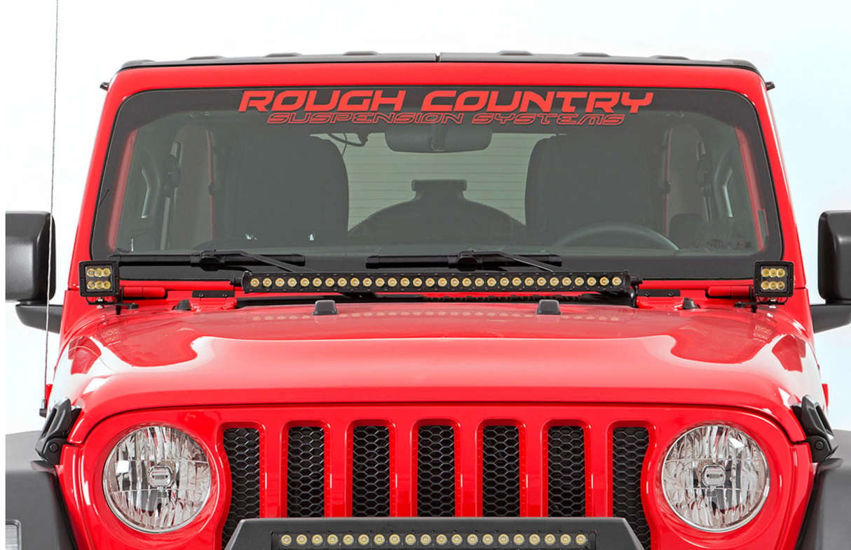 LED Ditch Light Kit Hinge Mount | Jeep Gladiator JT/Wrangler JL (18-26)