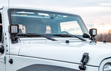 Light Mounts Lower Windshield | Jeep Wrangler JK/Wrangler Unlimited (07-18)