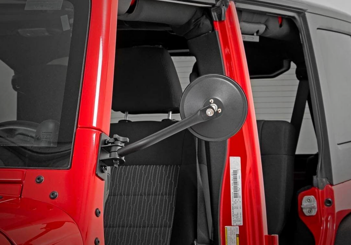 Round Trail Mirror Jeep Wrangler JK/Wrangler Unlimited (2007-2018)
